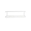 Essem Design Classic 650 hoedenplank, wit/wit, 2 niveaus, 100 cm< Garderobehaken & Hoedenplanken