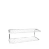 Essem Design Classic 650 schoenenrek, wit/chroom, 2 niveaus, 90 cm< Schoenenrekken