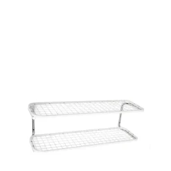 Essem Design Classic 650 schoenenrek, wit/chroom, 2 niveaus, 90 cm< Schoenenrekken