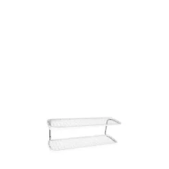 Essem Design Classic 650 schoenenrek, wit/chroom, 2 niveaus, 50 cm< Schoenenrekken