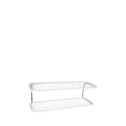 Essem Design Classic 650 schoenenrek, wit/chroom, 2 niveaus, 70 cm< Schoenenrekken