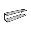 Essem Design Classic 650 schoenenrek, zwart/chroom, 2 niveaus, 100 cm< Schoenenrekken