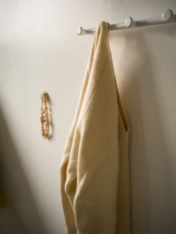 Essem Design Classic kapstoklijst 80 cm, Wit< Haken & Hangers