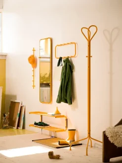 Essem Design Classic kapstoklijst 100 cm, Sungeel< Haken & Hangers