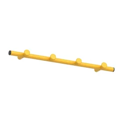 Essem Design Classic kapstoklijst 80 cm, Zwart< Haken & Hangers