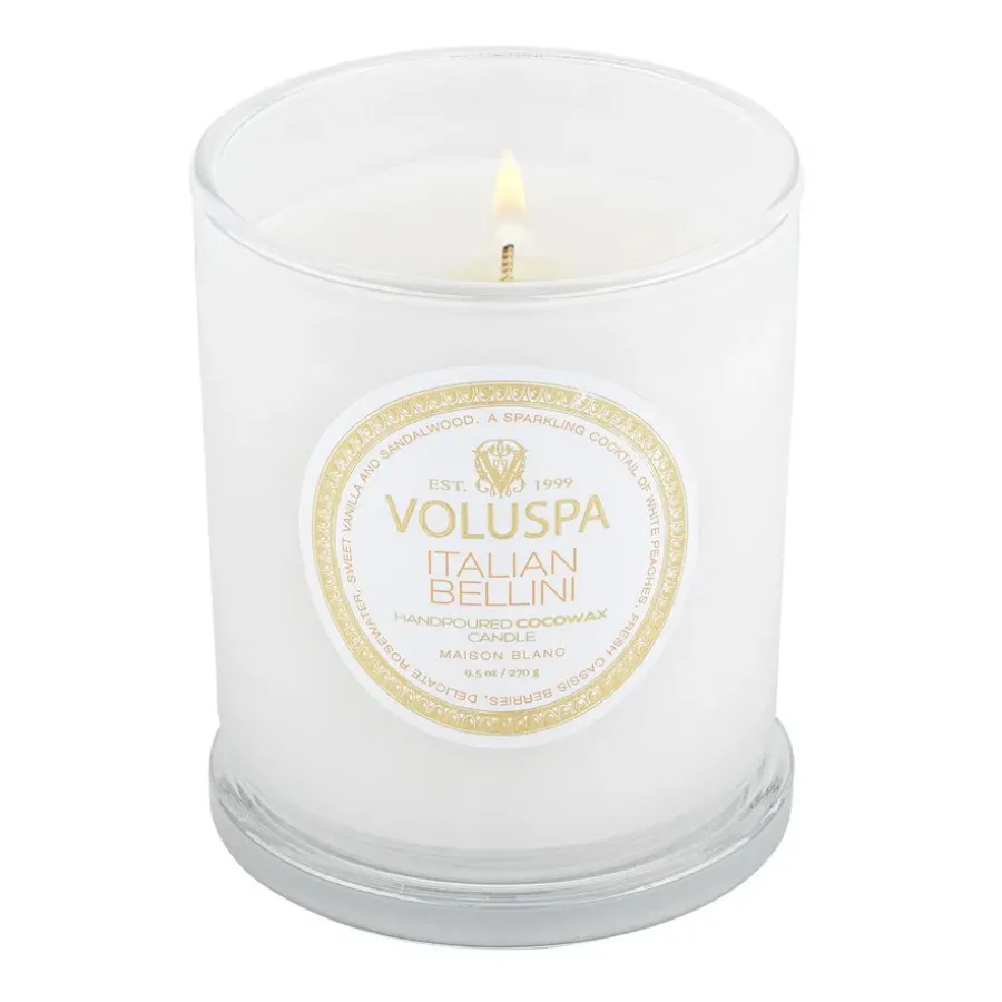 Voluspa Classic Maison Blanc geurkaars 60 uur, Italian Bellini< Geurkaarsen & Aroma Diffusers