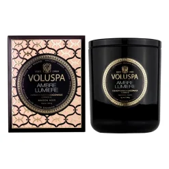 Voluspa Classic Maison Noir geurkaars 60 uur, Ambre Lumiere< Geurkaarsen & Aroma Diffusers