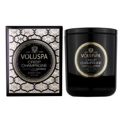 Voluspa Classic Maison Noir geurkaars 60 uur, Crisp Champagne< Geurkaarsen & Aroma Diffusers