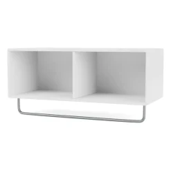 Montana COAT hoedenplank met kledingstang, New white< Garderobehaken & Hoedenplanken