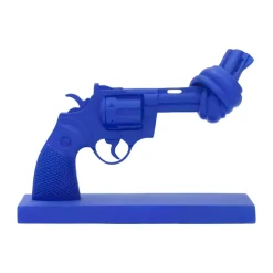 Non Violence Cobolt blue 30 cm, Blauw< Decoratieve Accessoires