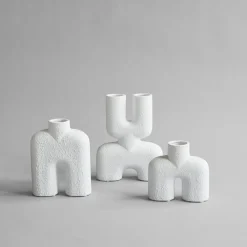 101 Copenhagen Cobra Double Mini vaas 22x28 cm, Bubble White< Vazen