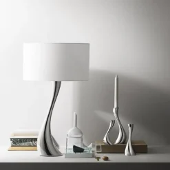 Georg Jensen Cobra kaarsenhouder 3-stuks, roestvrij staal< Kandelaars
