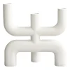 101 Copenhagen Cobra kandelaar 25x25 cm, Bone White< Kandelaars