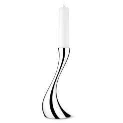 Georg Jensen Cobra vloer kaarsenstandaard, klein - 40 cm.< Kandelaars