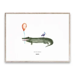 Paper Collective Coco the Crocodile poster, 30x40 cm< Posters|Kinderkamer Interieuraccessoires