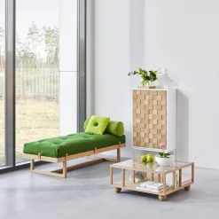 A2 Collect 2016 kastje, Witgeolied eikenhout-wit< Kasten & Vitrines