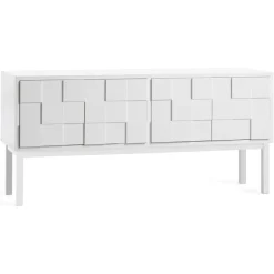 A2 Collect 2010 tv-meubel met poten, Witte poten< Tv- & Mediameubels|Ladekasten & Dressoirs
