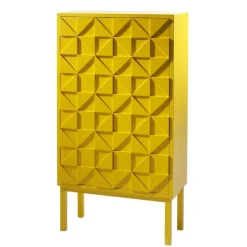 A2 Collect kast 2011, geel< Kasten & Vitrines