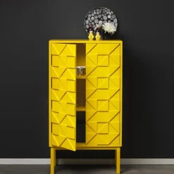 A2 Collect kast 2011, geel< Kasten & Vitrines
