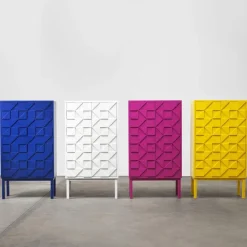 A2 Collect kast 2011, wit< Kasten & Vitrines