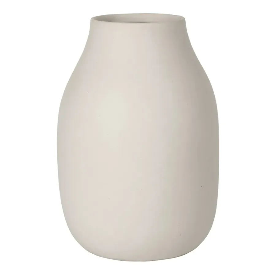 Blomus Colora vaas L 20 cm, Moonbeam< Vazen