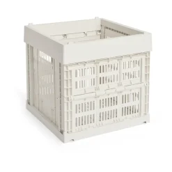 HAY Colour Crate Cube 29.5x29.5 cm, Off-white< Opbergoplossingen Voor De Kinderkamer|Dozen & Boxen