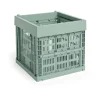 HAY Colour Crate Cube 29.5x29.5 cm, Sage green< Opbergoplossingen Voor De Kinderkamer|Dozen & Boxen