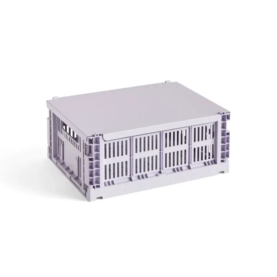 HAY Colour Crate deksel medium, Lavender< Opbergmanden
