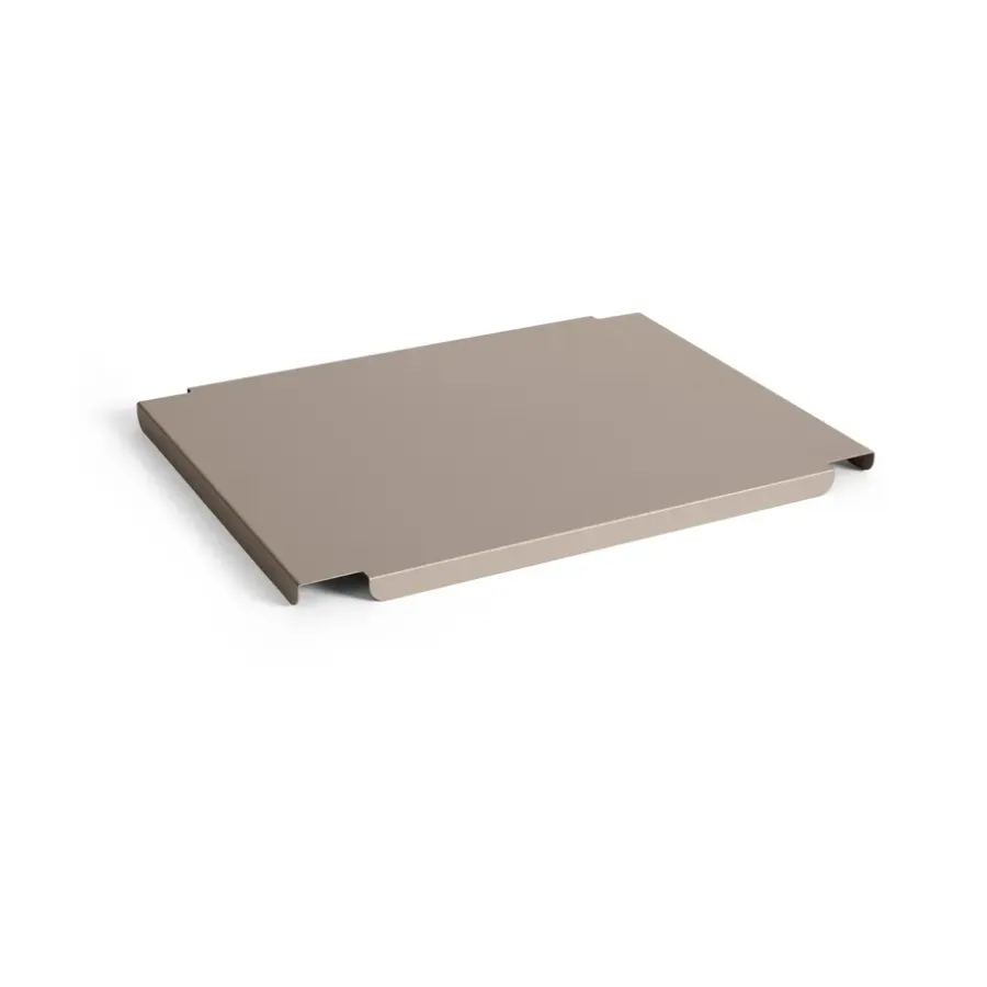 HAY Colour Crate deksel medium, Warm grey< Opbergmanden