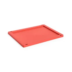 HAY Colour Crate deksel plastic medium, Red< Opbergmanden