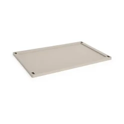 HAY Colour Crate deksel plastic large, Warm grey< Opbergmanden