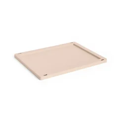 HAY Colour Crate deksel plastic medium, Powder< Opbergmanden