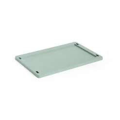 HAY Colour Crate deksel plastic small, Sage green< Opbergmanden
