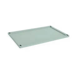 HAY Colour Crate deksel plastic large, Sage green< Opbergmanden