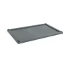 HAY Colour Crate deksel plastic large, Charcoal< Opbergmanden
