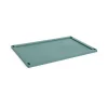 HAY Colour Crate deksel plastic large, Dark green< Opbergmanden