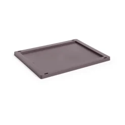 HAY Colour Crate deksel plastic medium, Bordeaux< Opbergmanden