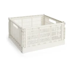 HAY Colour Crate L Square 42x42 cm, Off white< Dozen & Boxen
