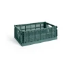 HAY Colour Crate L 34,5x53 cm, Dark green< Opbergmanden