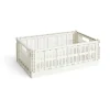 HAY Colour Crate L 34,5x53 cm, Off-white< Opbergmanden