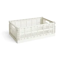 HAY Colour Crate L 34,5x53 cm, Off-white< Opbergmanden