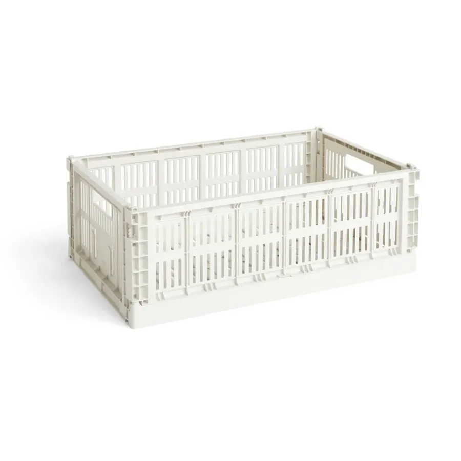 HAY Colour Crate L 34,5x53 cm, Off-white< Opbergmanden
