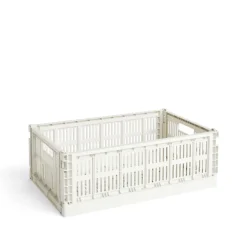 HAY Colour Crate L 34,5x53 cm, Off-white< Opbergmanden