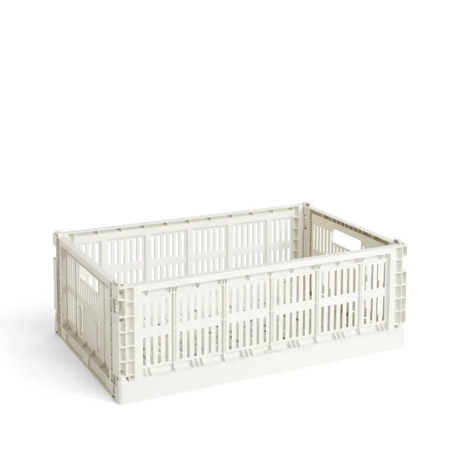 HAY Colour Crate L 34,5x53 cm, Off-white< Opbergmanden