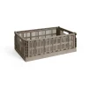 HAY Colour Crate L 34,5x53 cm, Warm grey< Opbergmanden