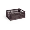 HAY Colour Crate M 26,5x34,5 cm, Bordeaux< Opbergmanden