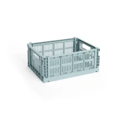 HAY Colour Crate M 26,5x34,5 cm, Dusty blue< Opbergmanden