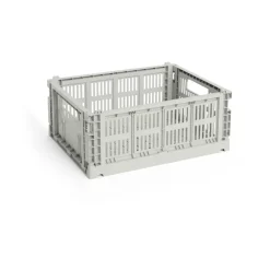 HAY Colour Crate M 26,5x34,5 cm, Grey< Opbergmanden