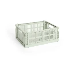 HAY Colour Crate M 26,5x34,5 cm, Mint< Opbergmanden