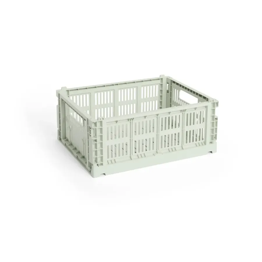 HAY Colour Crate M 26,5x34,5 cm, Mint< Opbergmanden